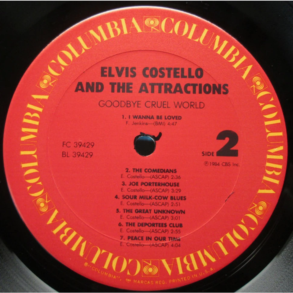 Elvis Costello & The Attractions - Goodbye Cruel World