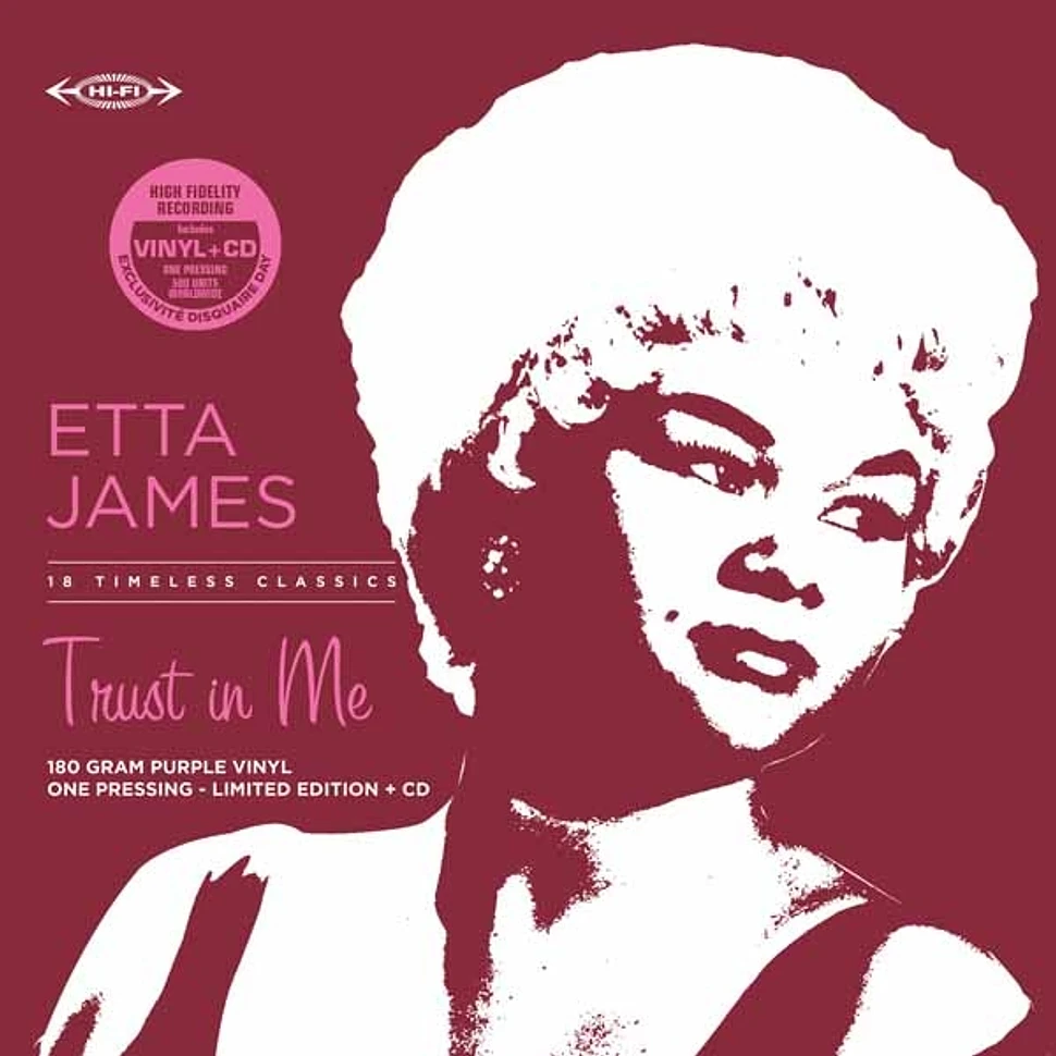 Etta James - Don't Cry Baby Record Store Day 2025 Pink Vinyl Edition