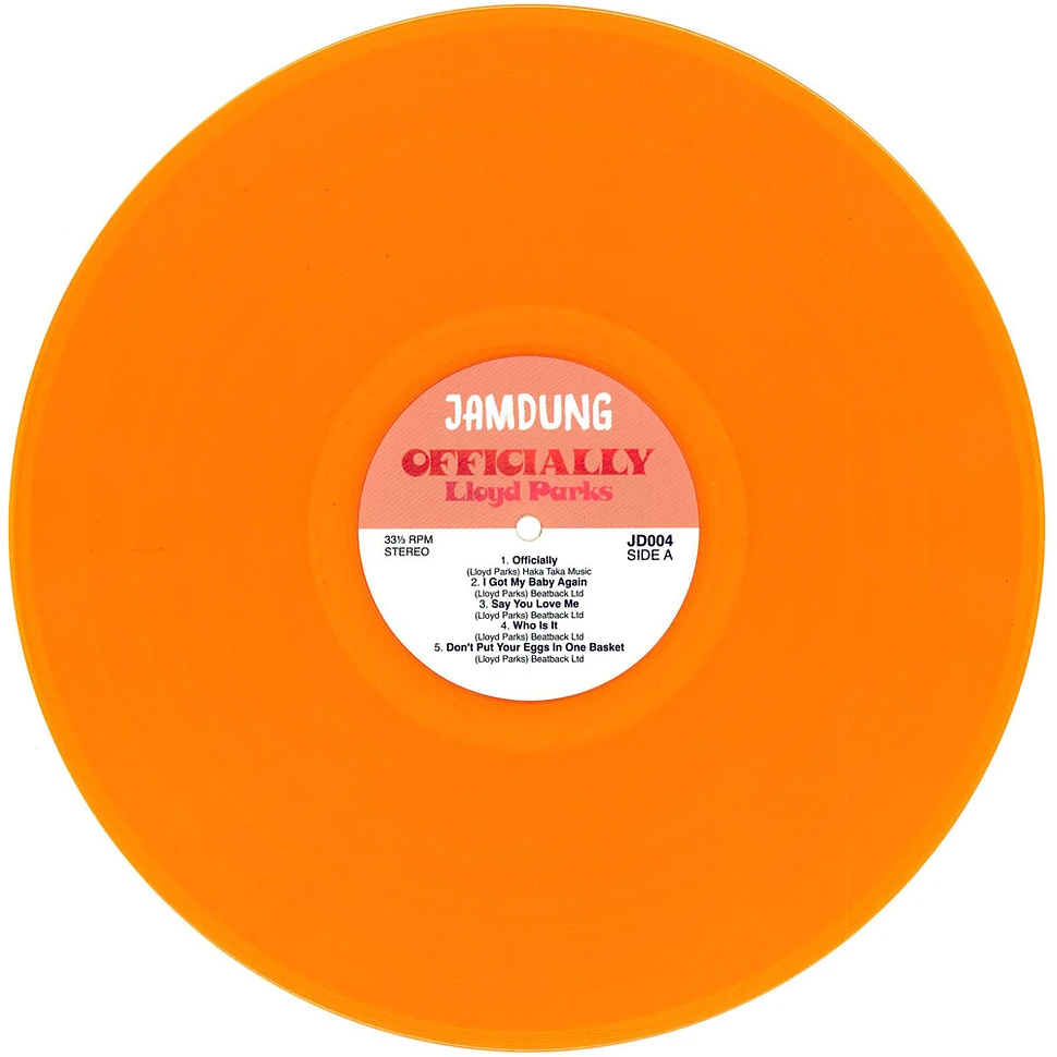 Lloyd Parks - Officially HHV Exclusive Orange Vinyl Edition