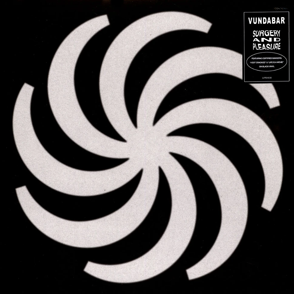 Vundabar - Surgery And Pleasure Black Vinyl Edition