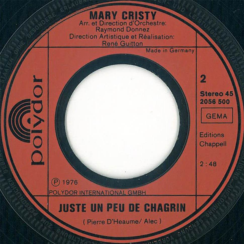 Mary Cristy - Toi, La Musique Et Moi