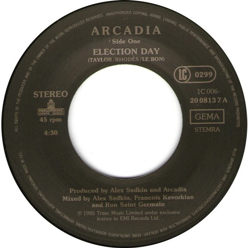 Arcadia - Election Day