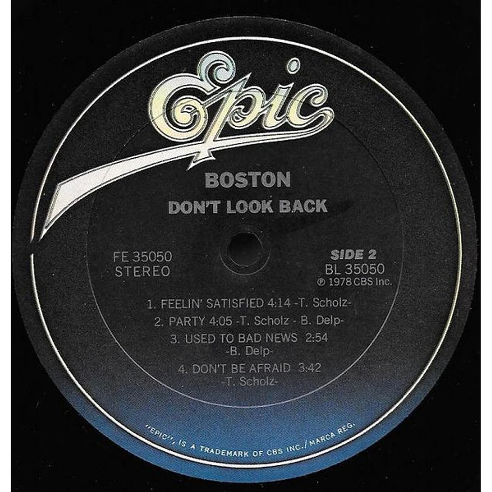 Boston - Don't Look Back