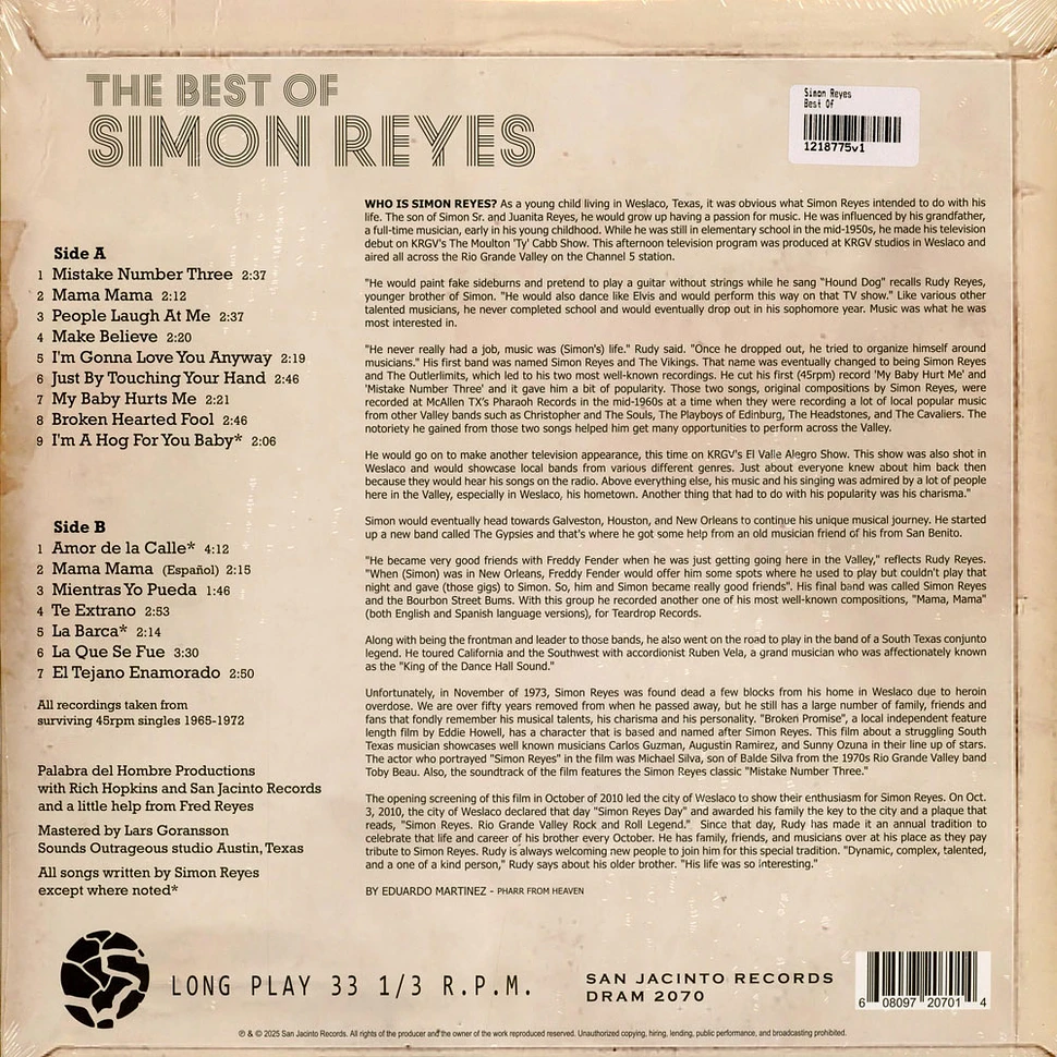 Simon Reyes - Best Of