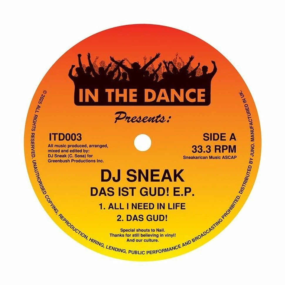 DJ Sneak - Das Ist Gud! EP