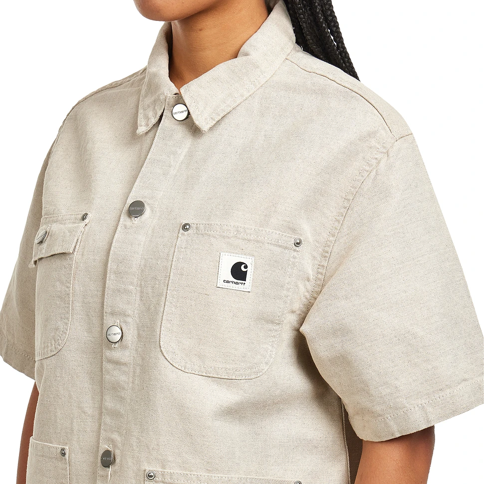 Carhartt WIP - W' S/S Michigan Shirt "Sullivan" Canvas, 7.4 oz