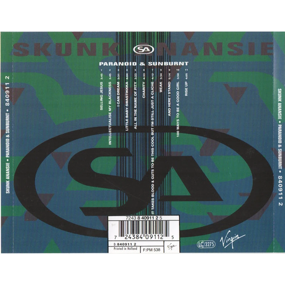 Skunk Anansie - Paranoid & Sunburnt