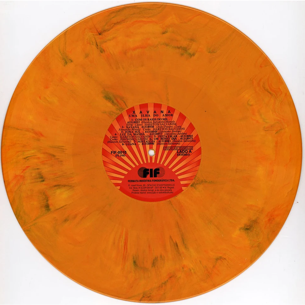 Hareton Salvanini - Xavana, Uma Ilha Do Amor HHV Summer Of Jazz Exclusive Orange Marbled Vinyl Edition