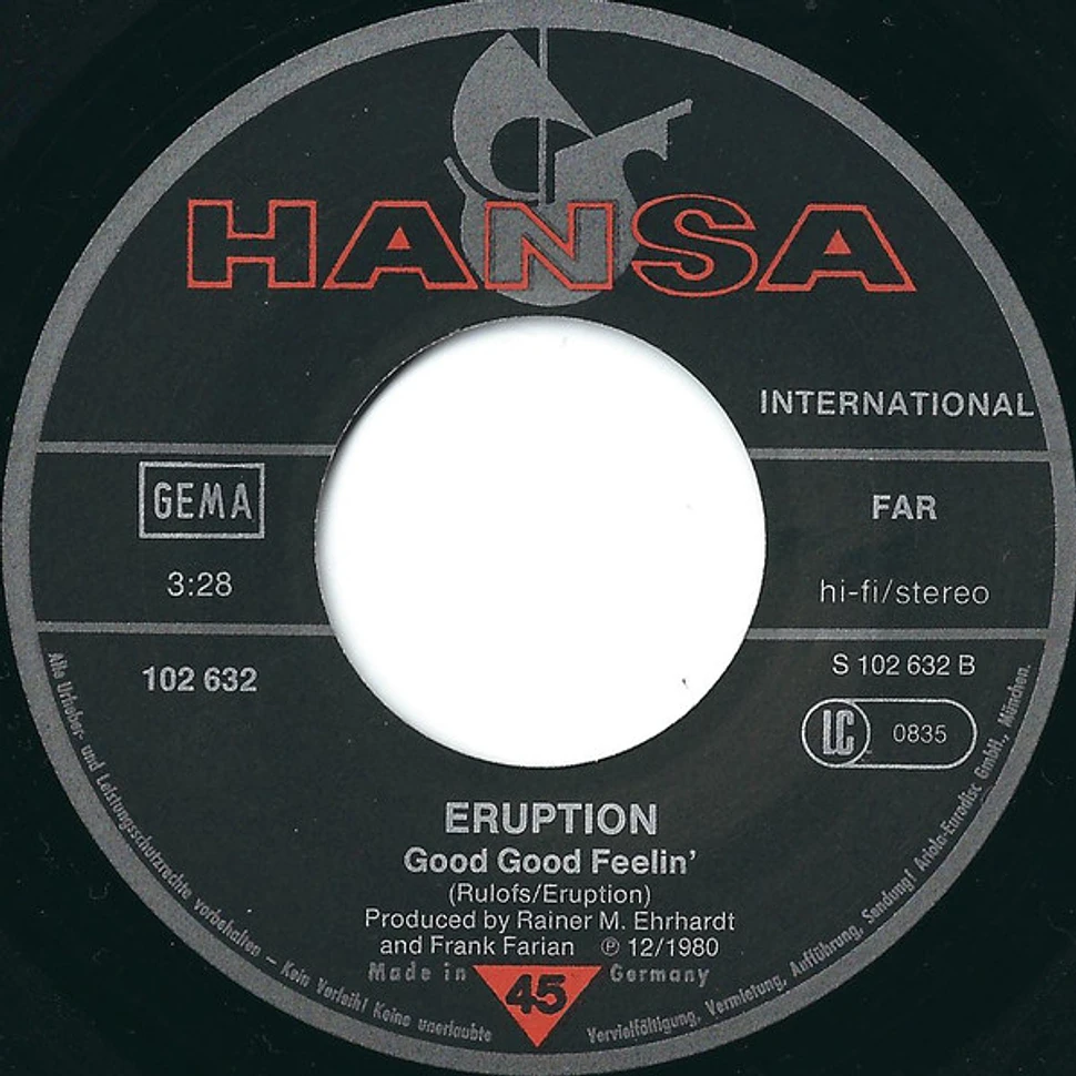 Eruption - Runaway / Good Good Feelin'