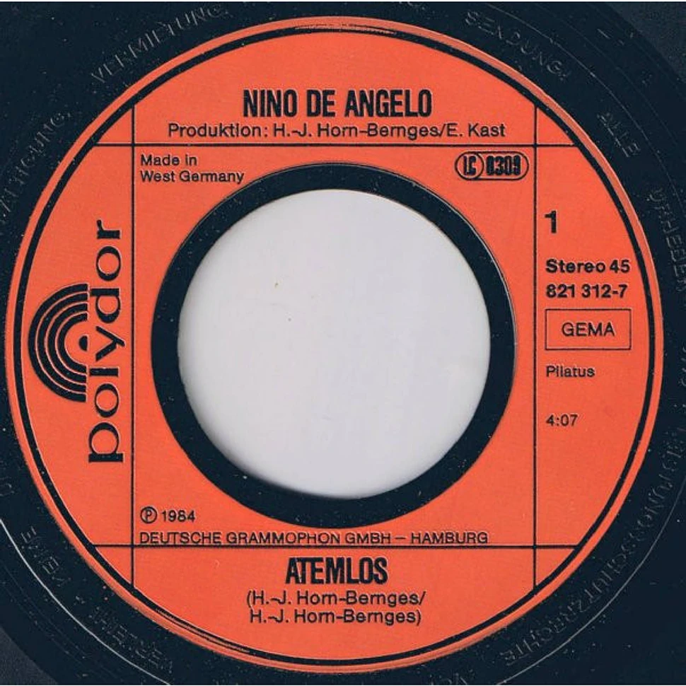 Nino de Angelo - Atemlos