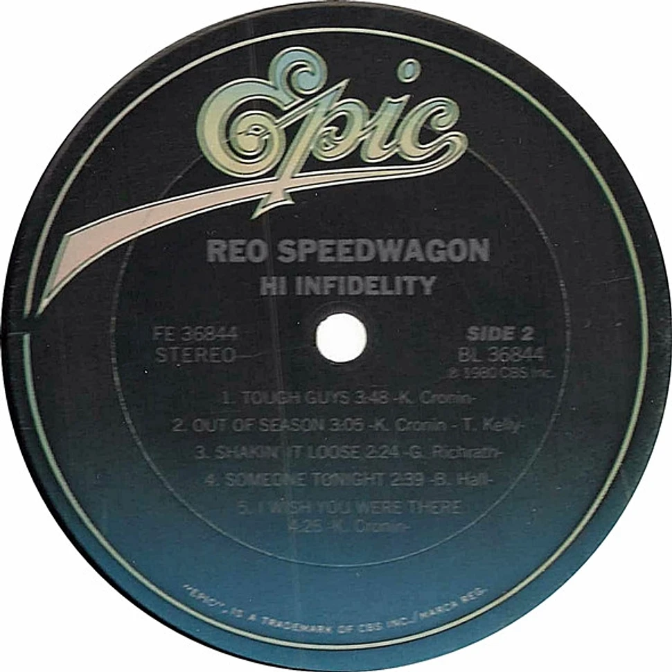 REO Speedwagon - Hi Infidelity