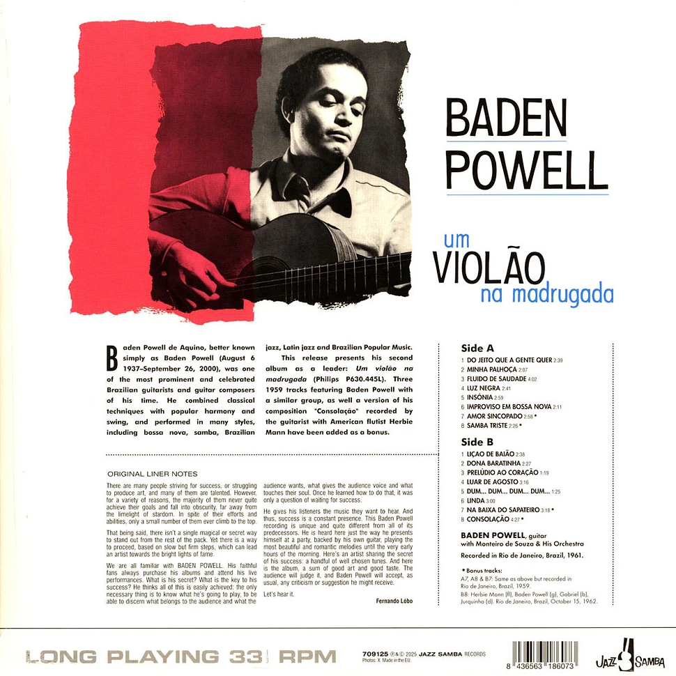 Baden Powell - Um Violao Na Madrugada Limited Edition