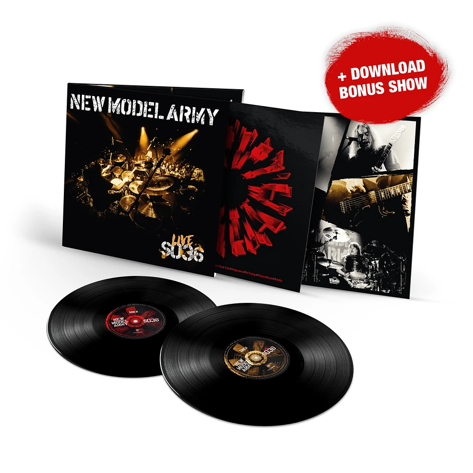 New Model Army - New Model Army - Live So36 Limited Black With Do