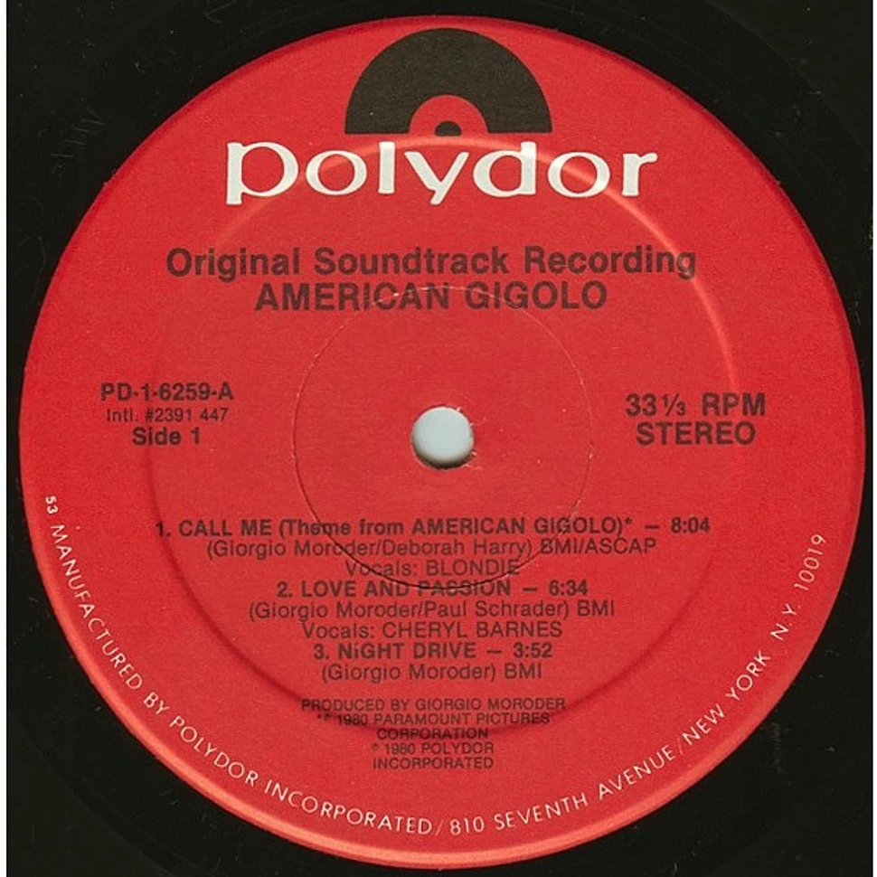 Giorgio Moroder - OST American Gigolo