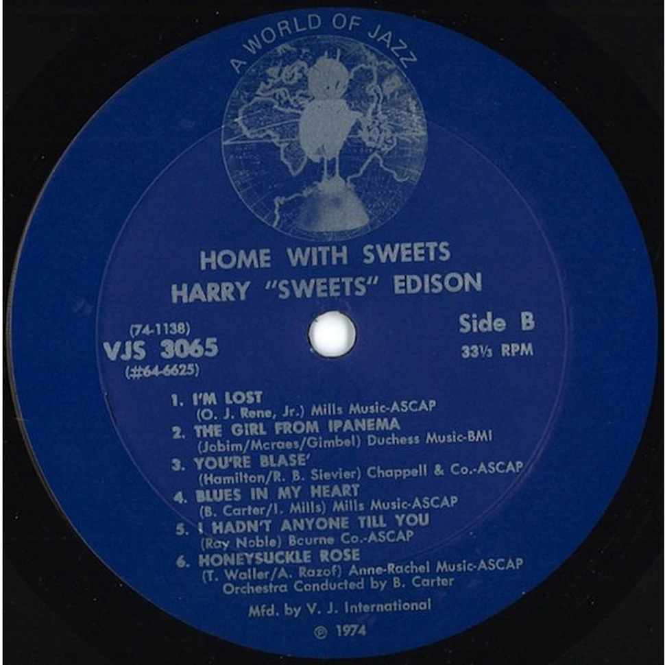 Harry Edison - Home With Sweets