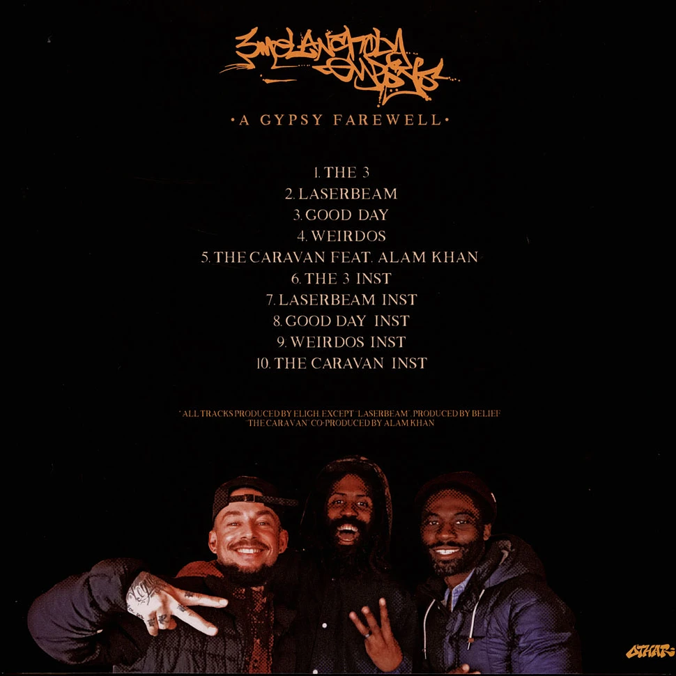 3MG ((3 Melancholy Gypsys) Eligh, Murs & Scarub)) - A Gypsy's Farewell