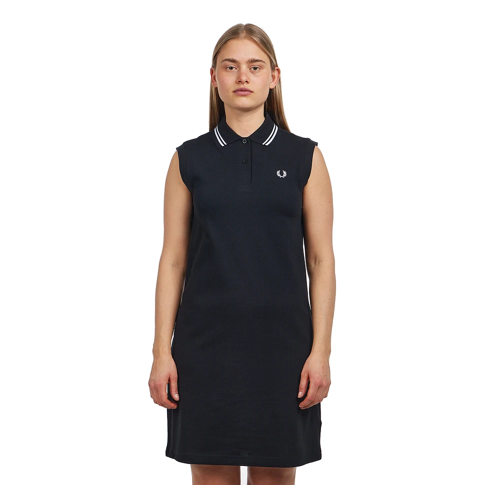 FRED PERRY Sleeveless Dress ネイビー FRED PERRY（フレッドペリー）の「Sleeveless Dress（ワンピース