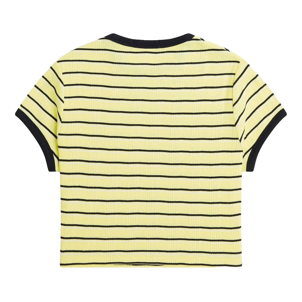 Fred Perry - Striped Ribbed T-Shirt