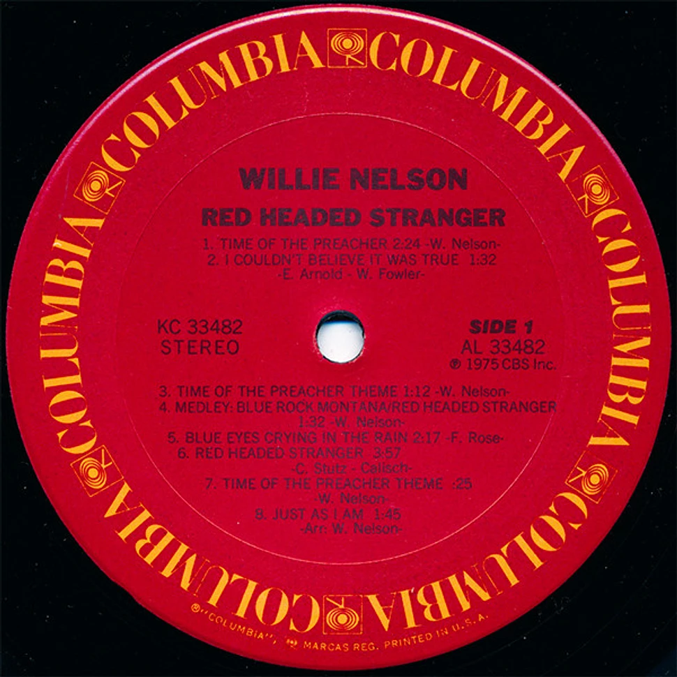 Willie Nelson - Red Headed Stranger