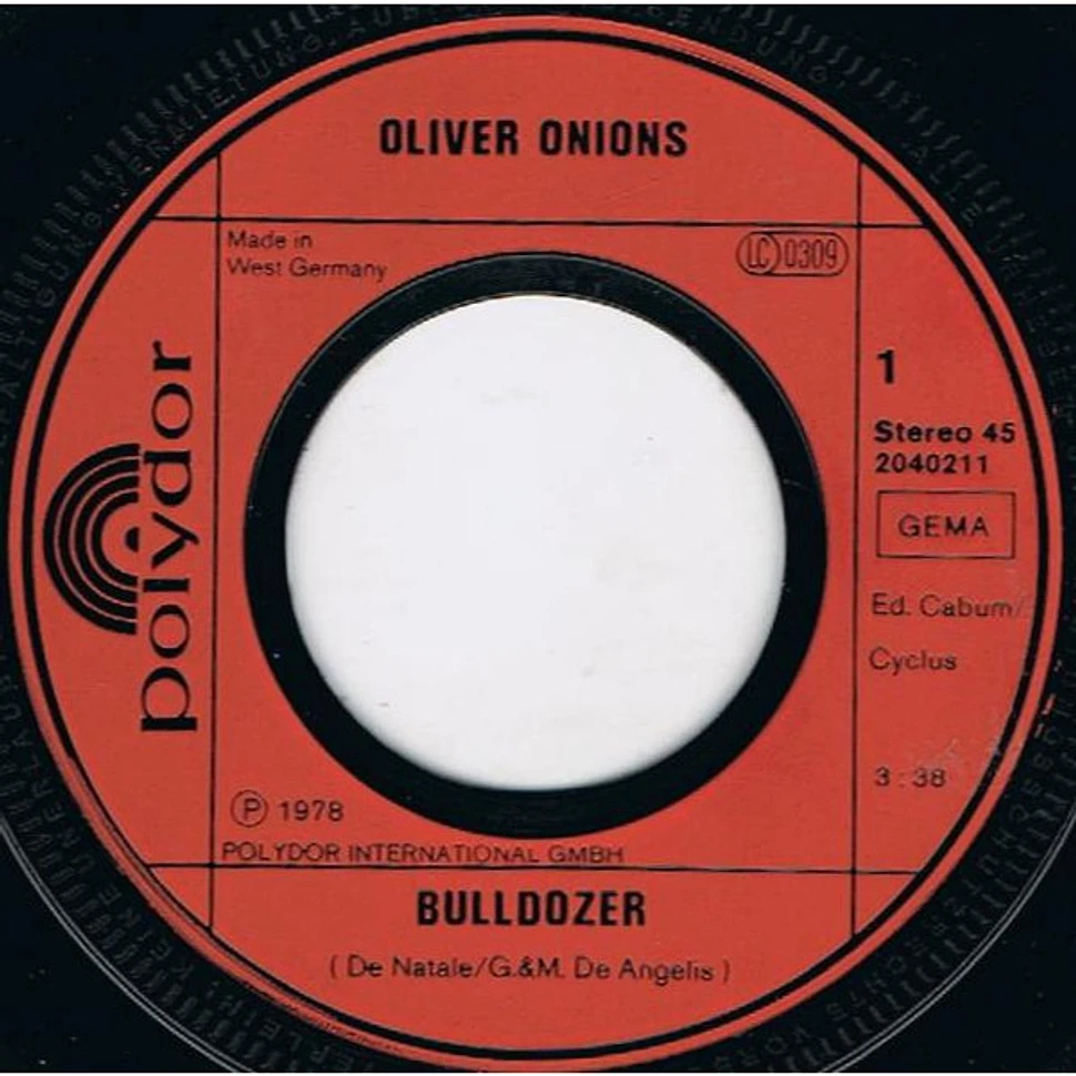 Oliver Onions - Bulldozer