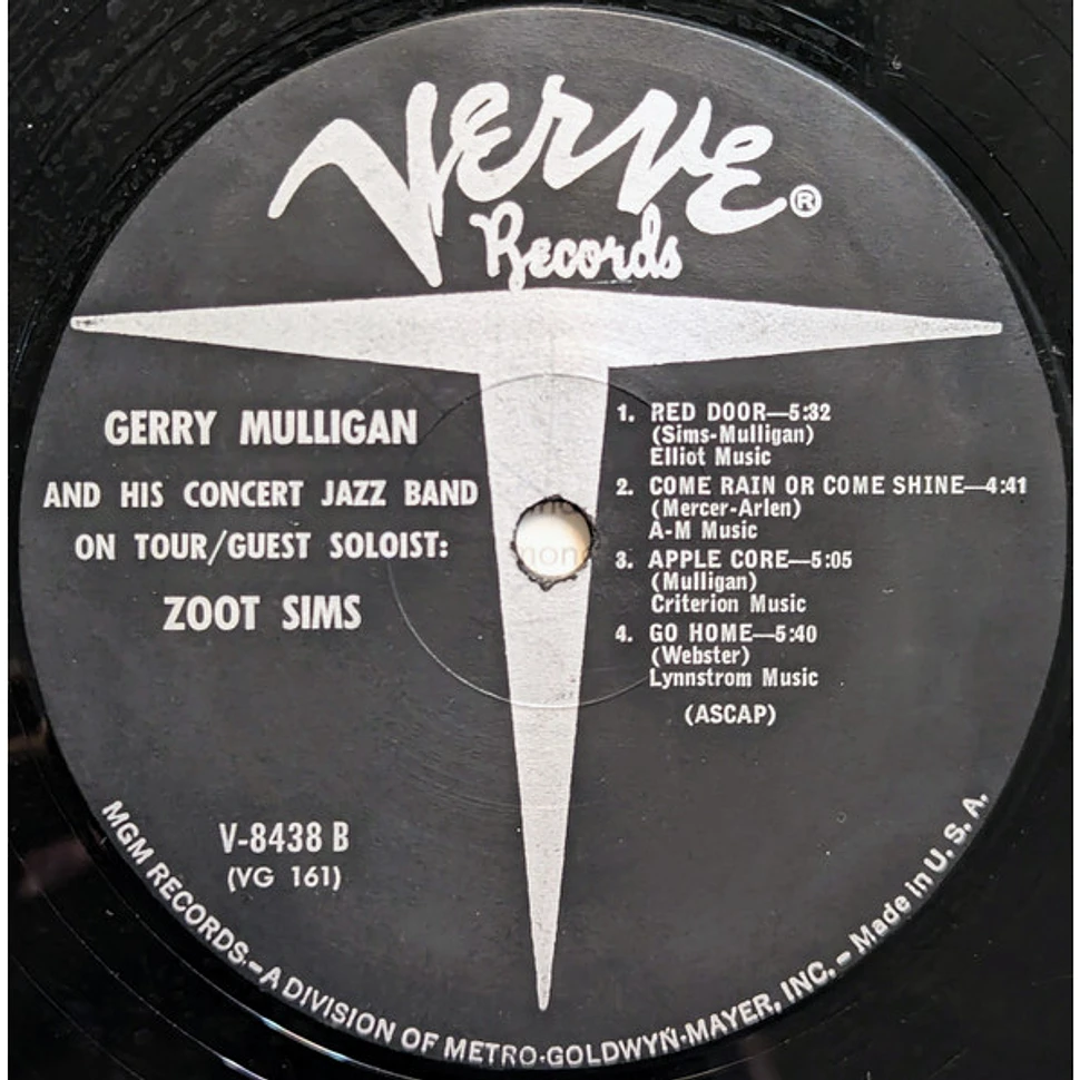 Gerry Mulligan & The Concert Jazz Band Guest Soloist: Zoot Sims - Gerry Mulligan And The Concert Jazz Band On Tour