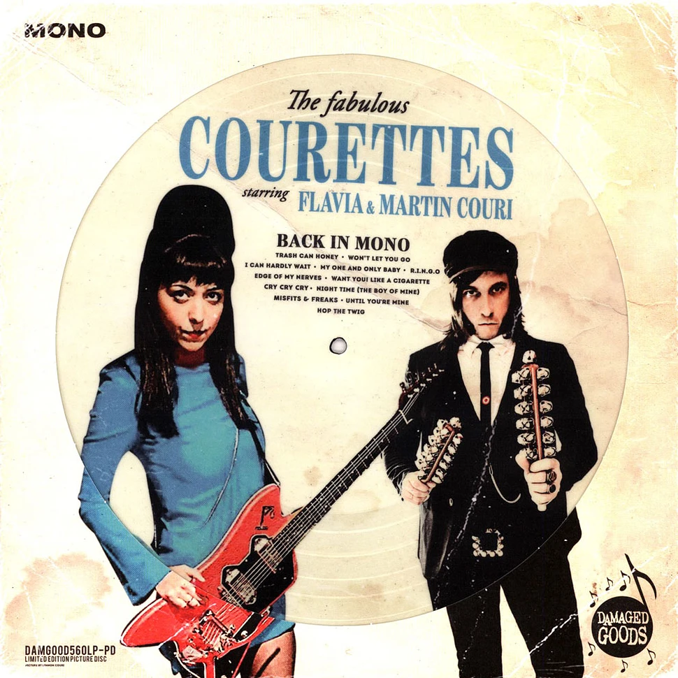 The Courettes - Back In Mono Picture Disc Edition