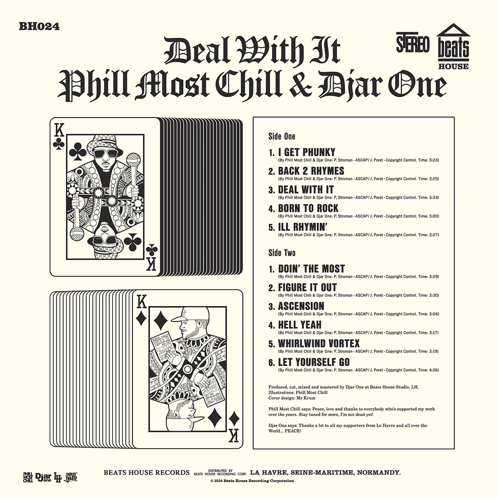 Phill Most Chill & DJar One - Deal With It Black Vinyl Edition