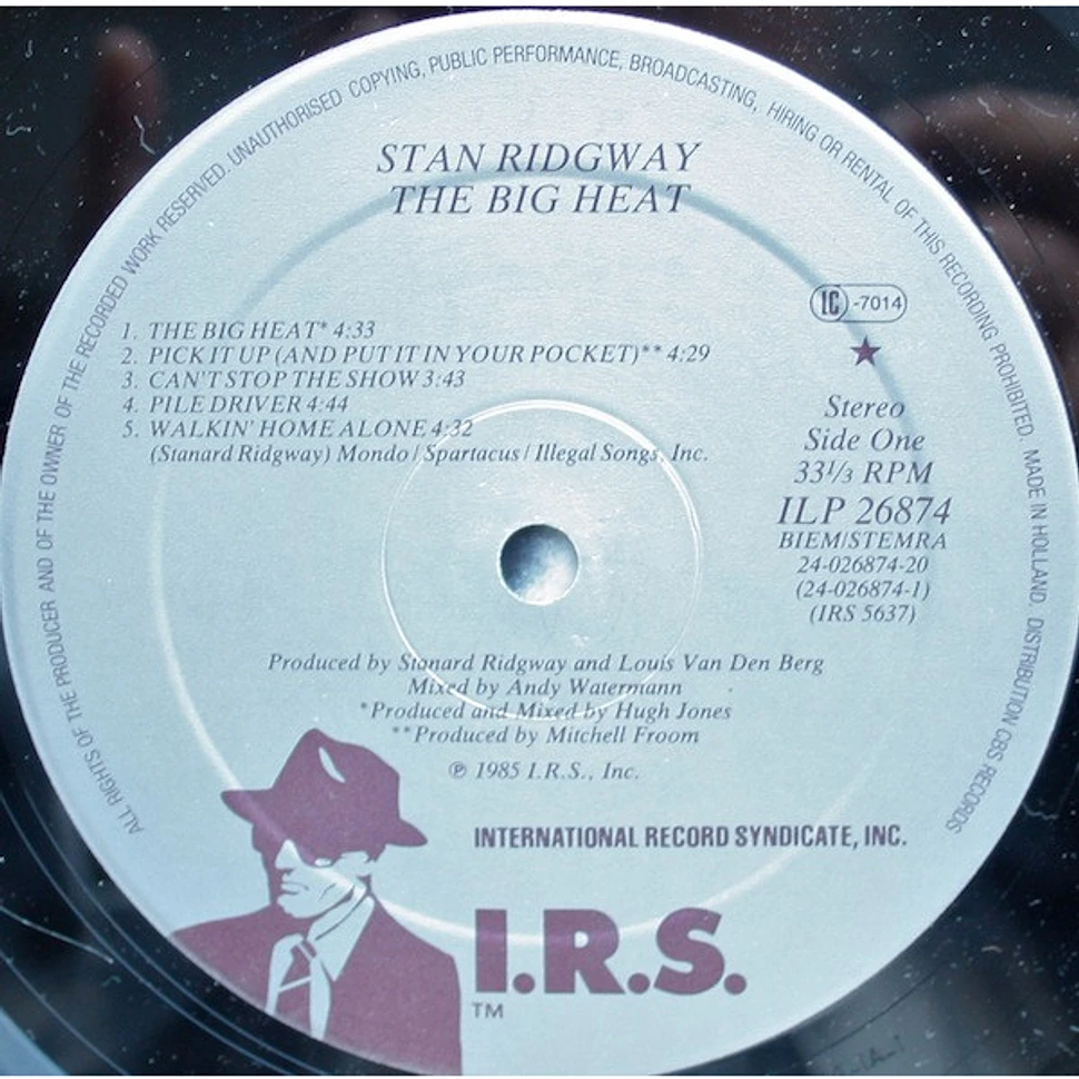 Stan Ridgway - The Big Heat