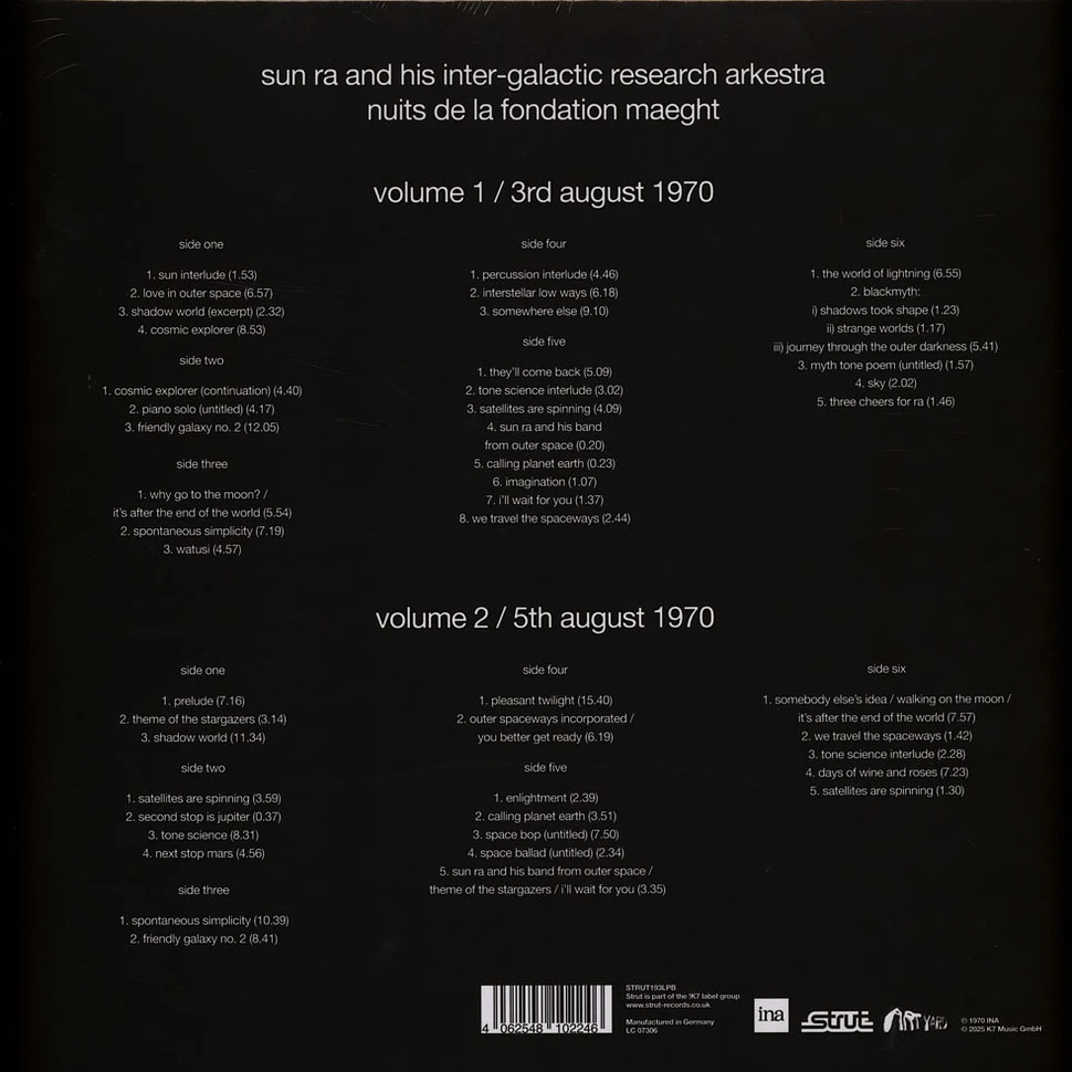 Sun Ra - Nuits De La Fondation Maeght Super Deluxe Boxset Record Store Day 2025 Edition