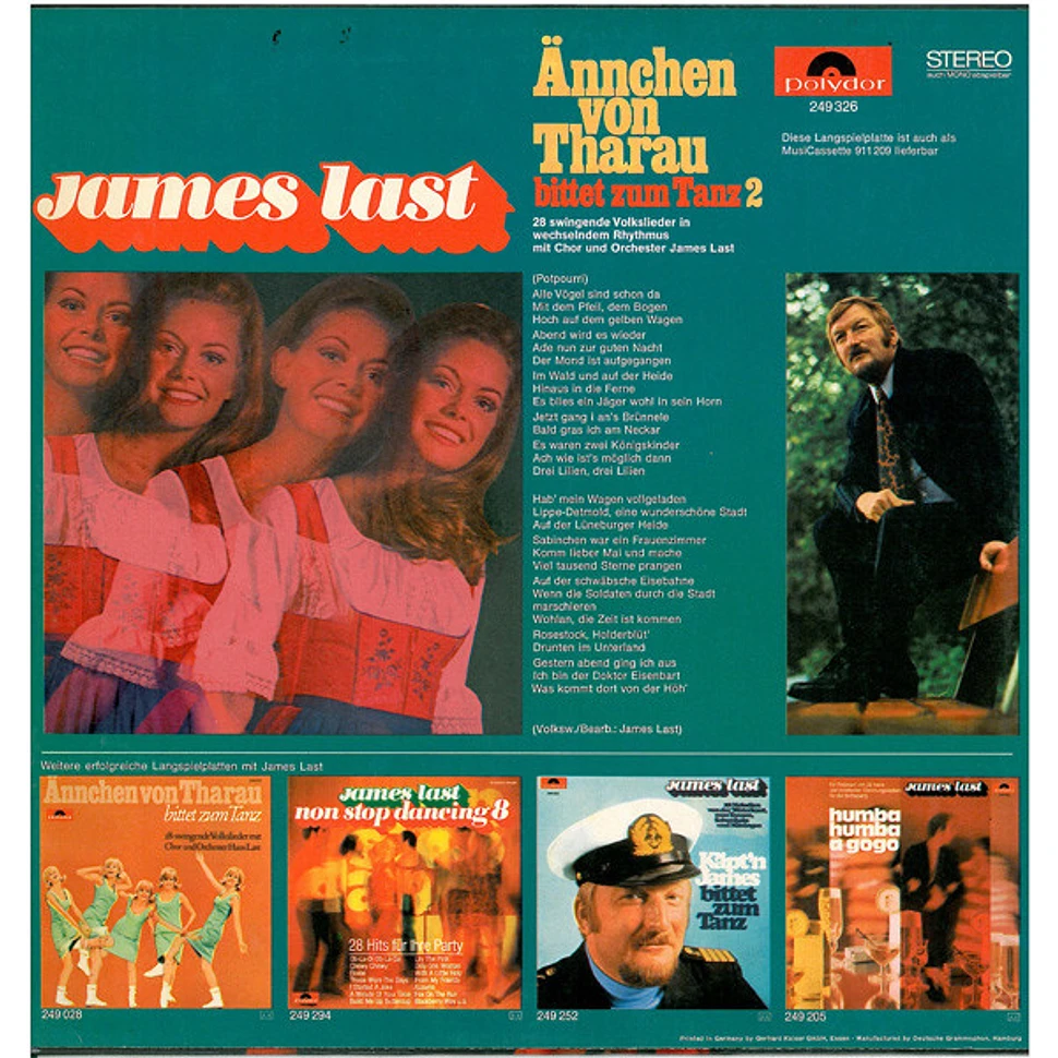 James Last - Ännchen Von Tharau Bittet Zum Tanz 2