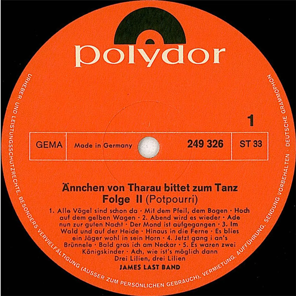 James Last - Ännchen Von Tharau Bittet Zum Tanz 2