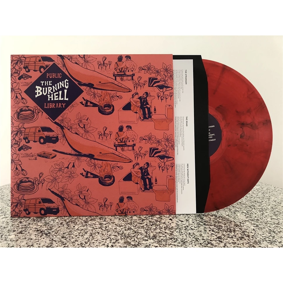 The Burning Hell - Public Library Marbled Red Vinyl Edition