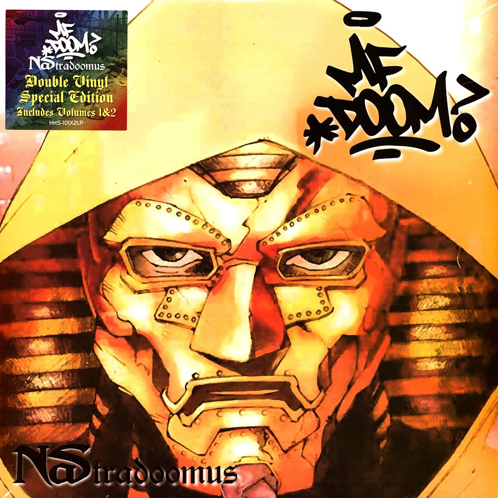 MF DOOM X Nas - Nastradoomus Volumes 1 & 2 Red & White Vinyl