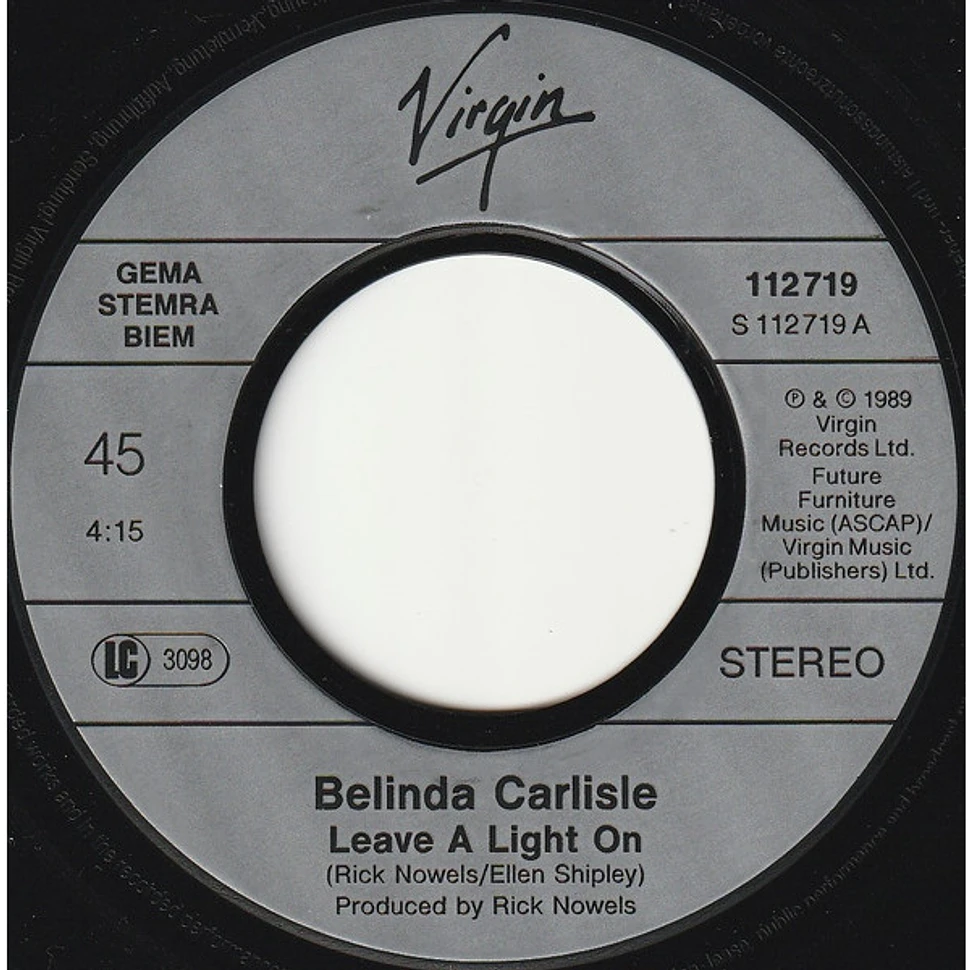 Belinda Carlisle - Leave A Light On