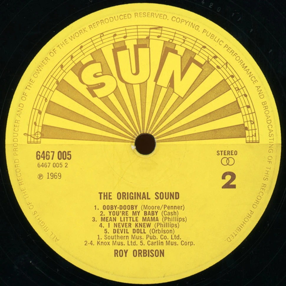 Roy Orbison - The Original Sound