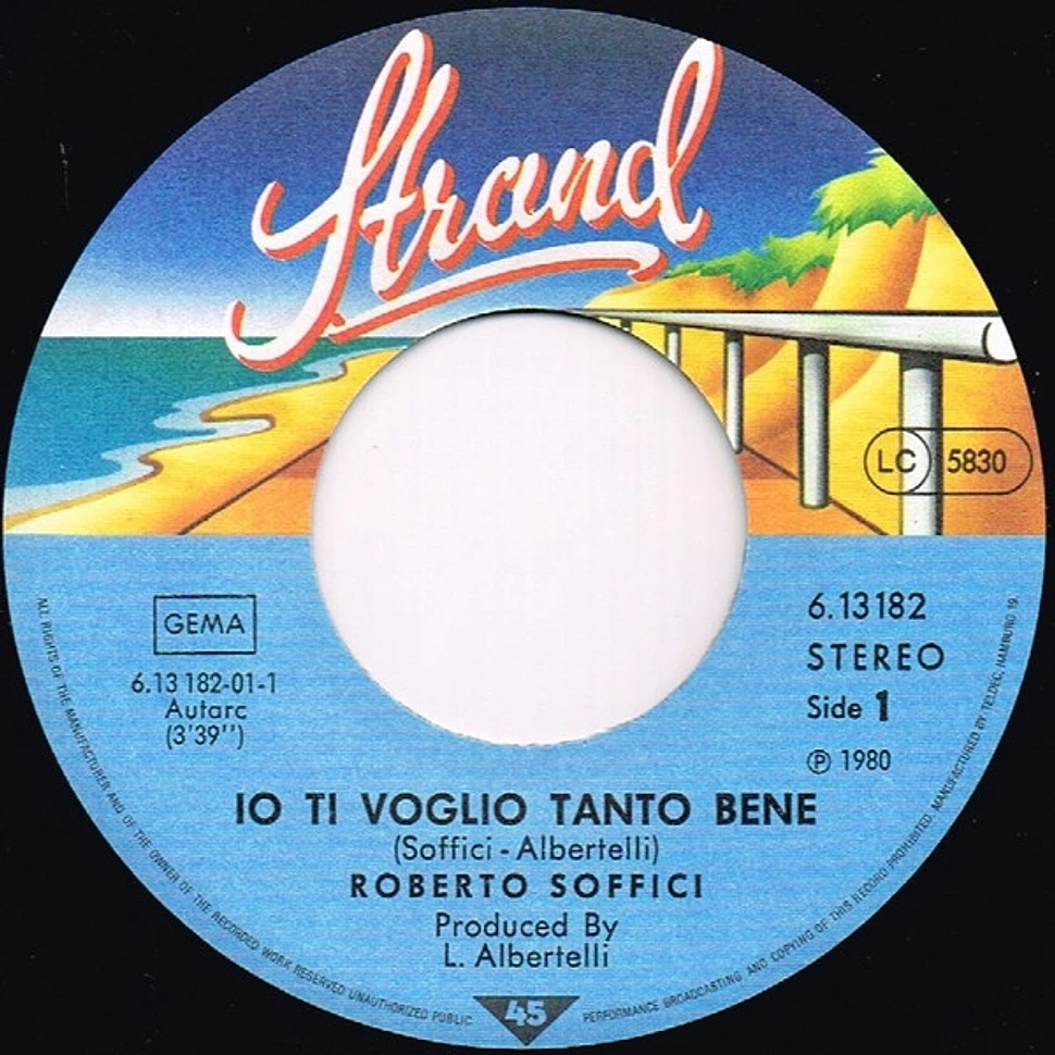 Roberto Soffici - Io Ti Voglio Tanto Bene