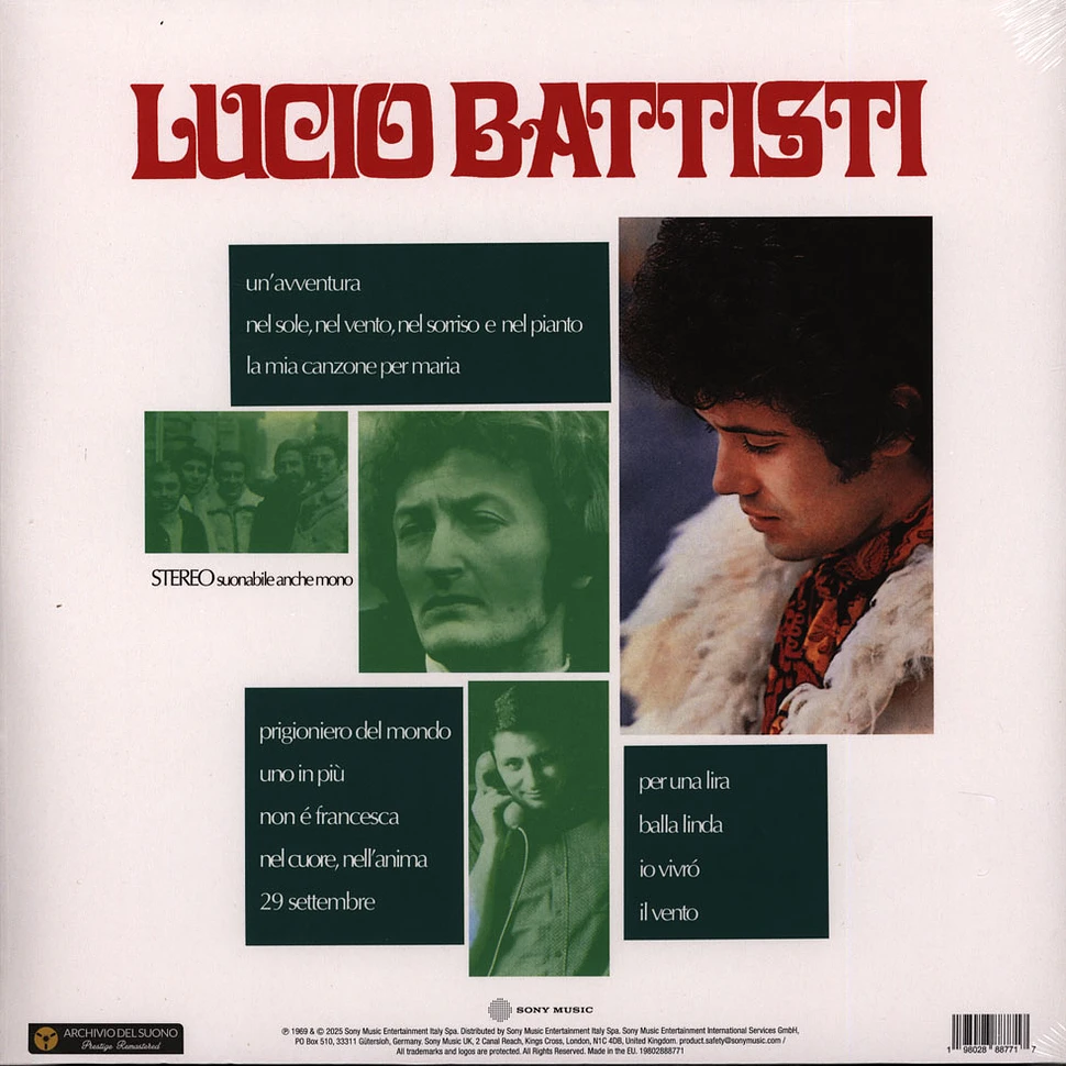 Lucio Battisti - Lucio Battisti Orange Black Marbled Vinyl Edition