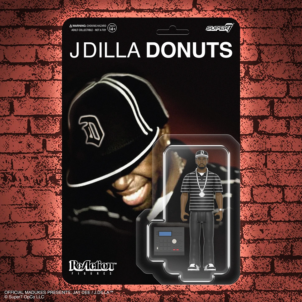 J Dilla - J Dilla (Donuts - Smile Album Cover) - ReAction Figure