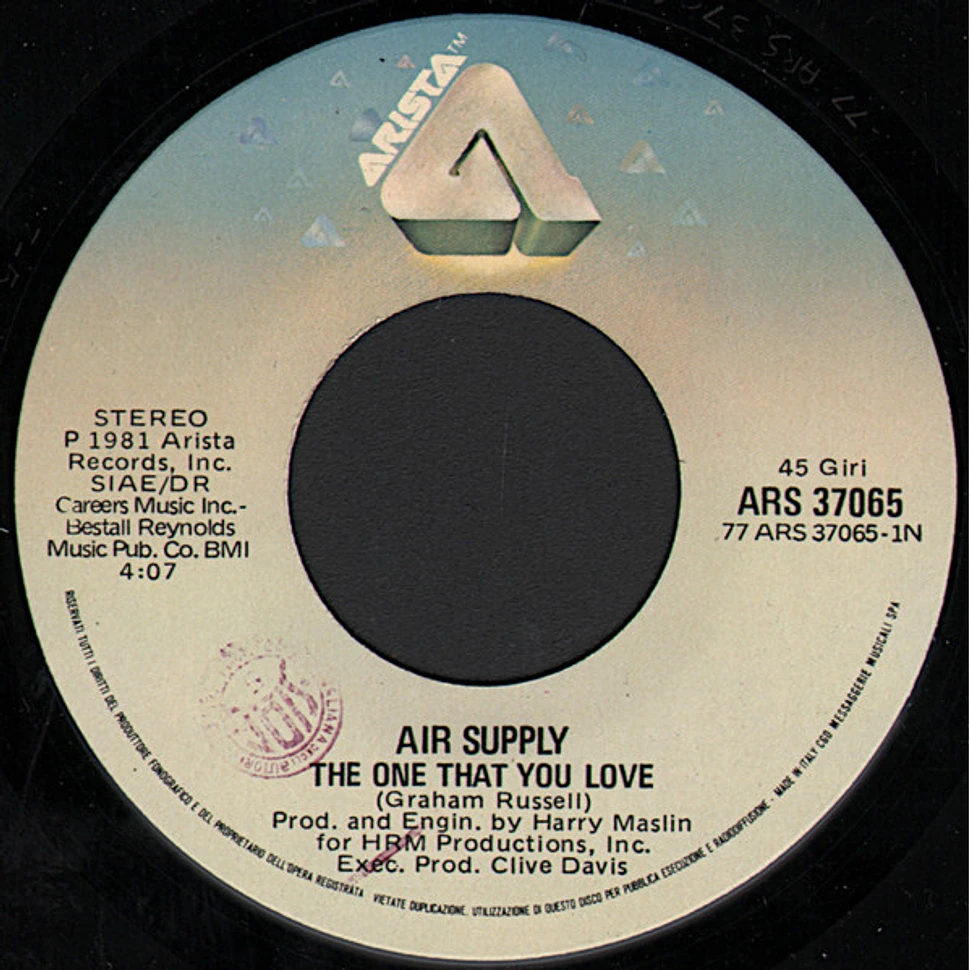 Air Supply - The One That You Love