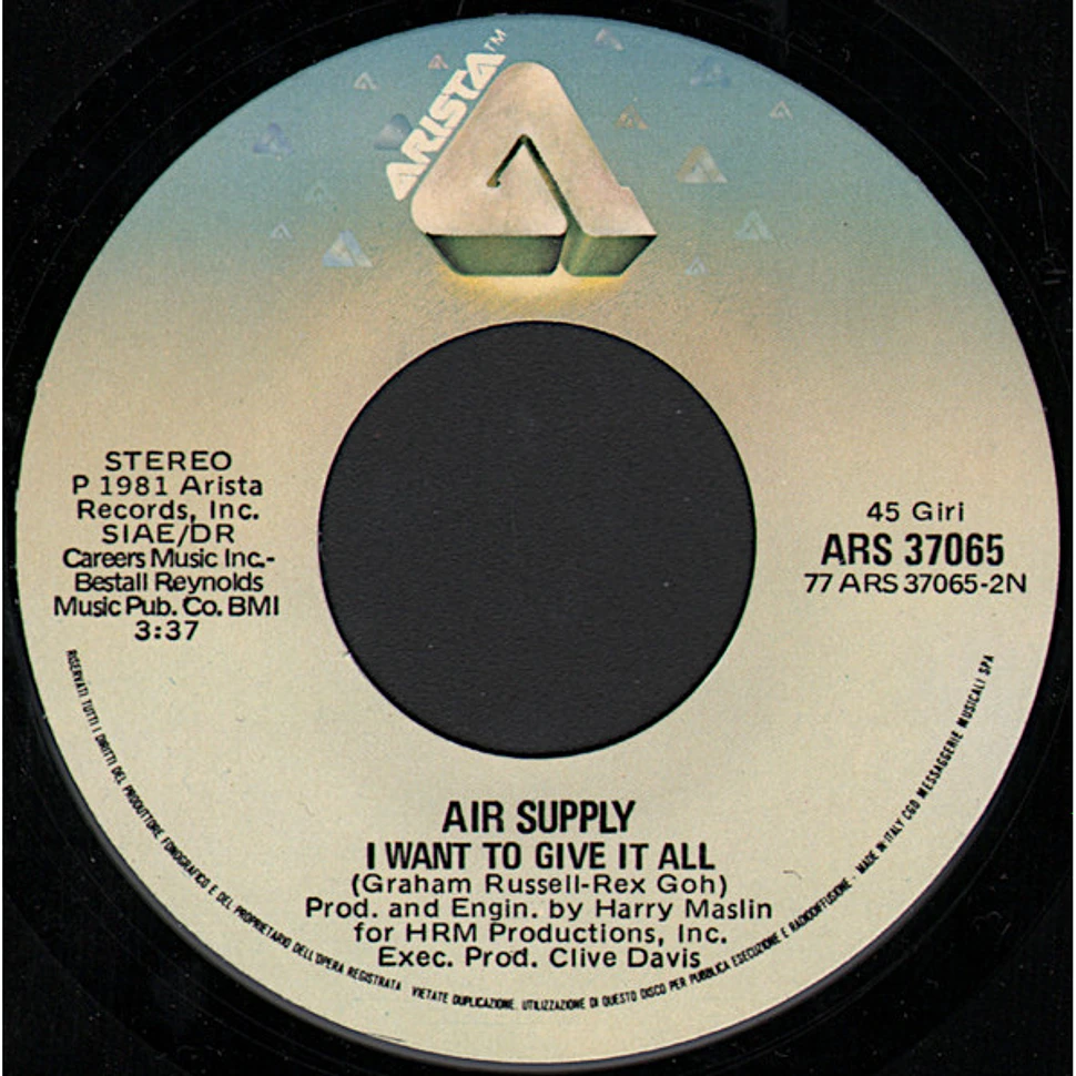 Air Supply - The One That You Love