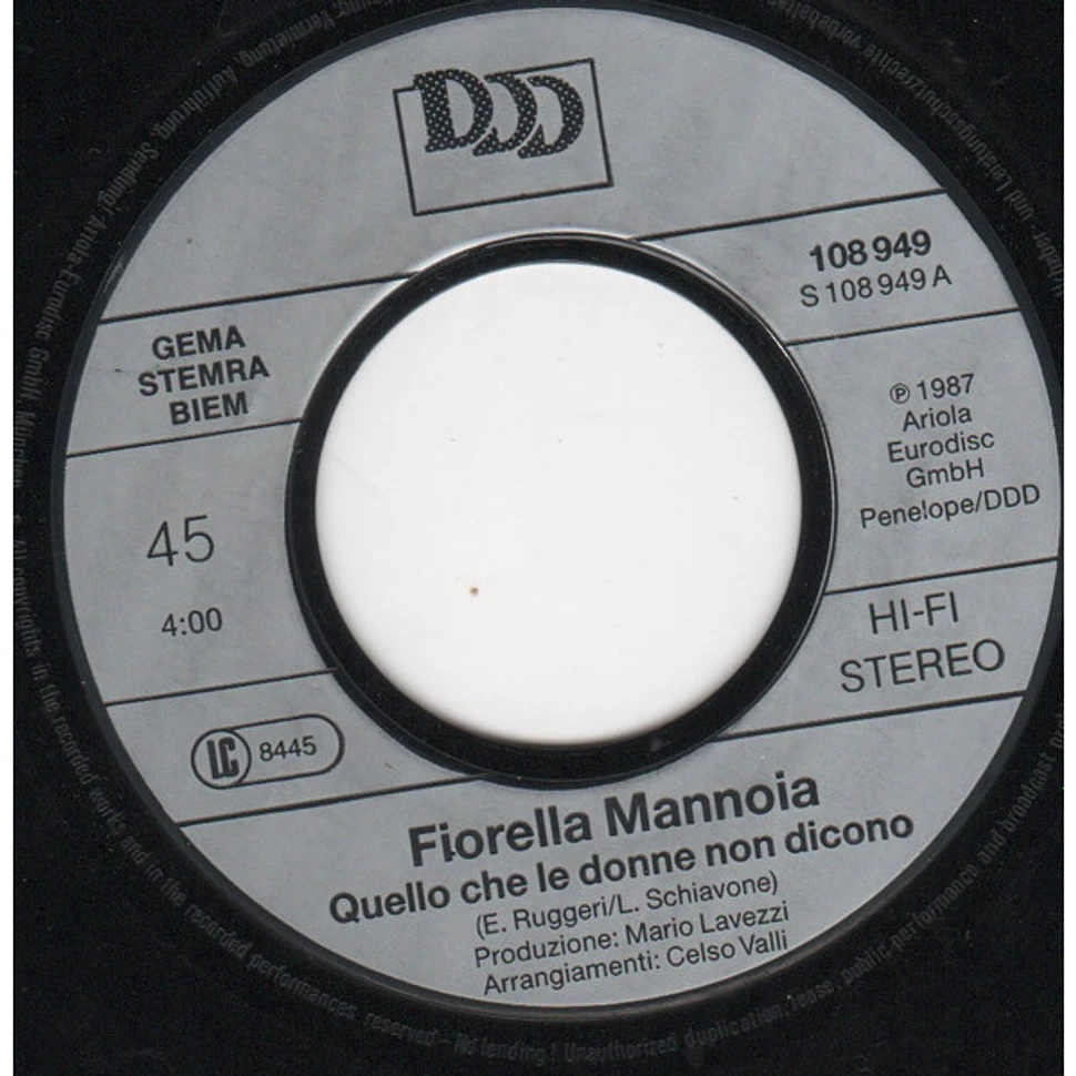 Fiorella Mannoia - Quello Che Le Donne Non Dicono