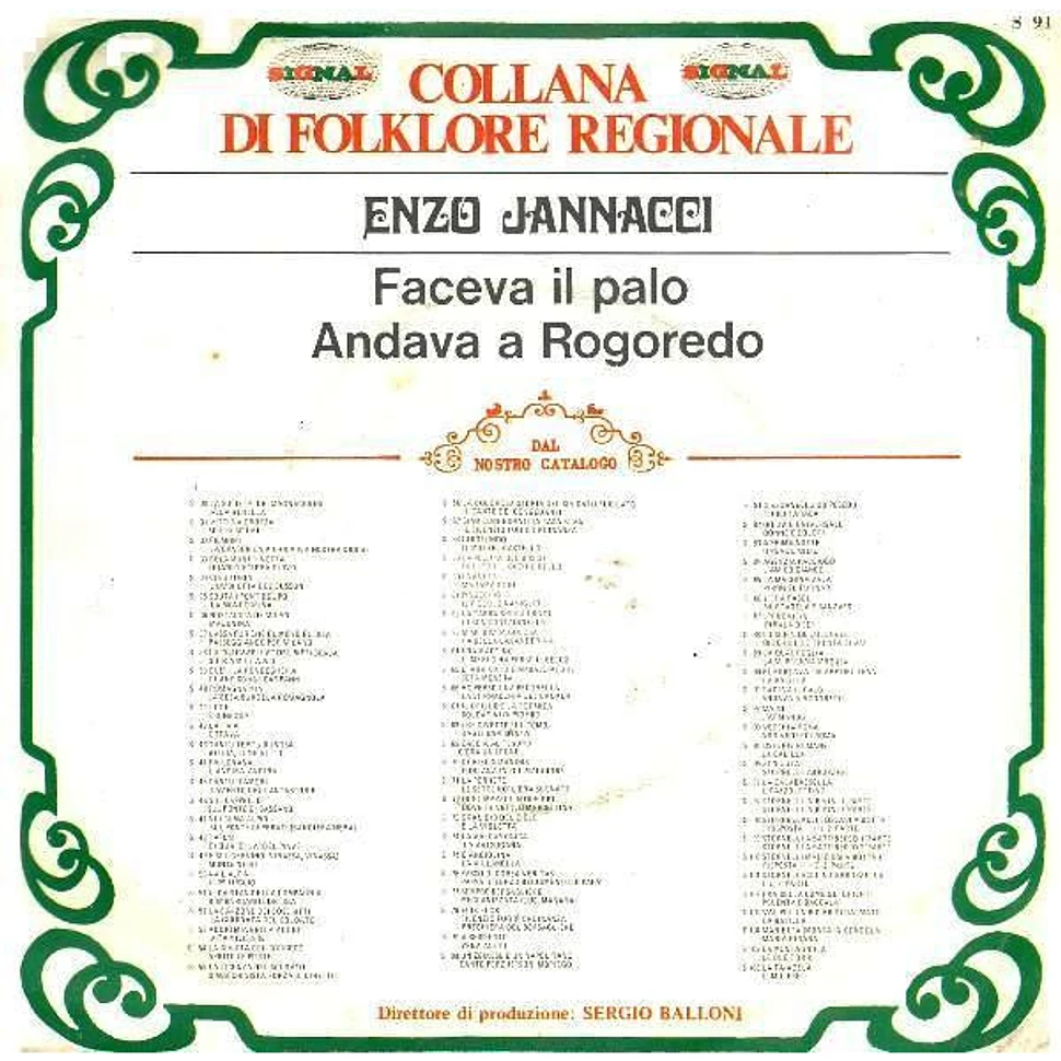 Enzo Jannacci - Faceva Il Palo / Andava A Rogoredo