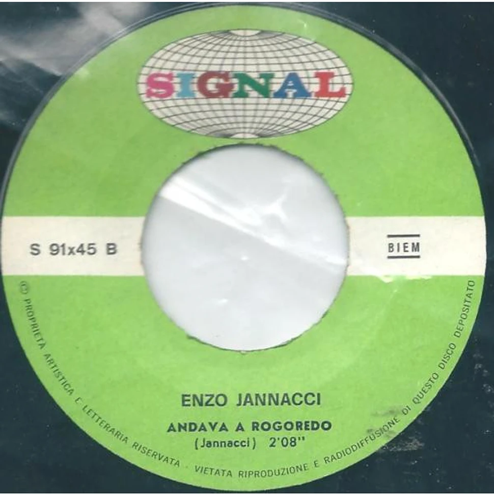 Enzo Jannacci - Faceva Il Palo / Andava A Rogoredo