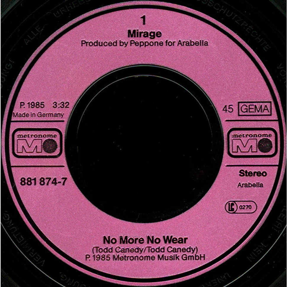 Mirage - No More No War