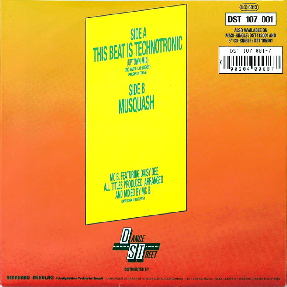 MC B Featuring Daisy Dee - This Beat Is Technotronic