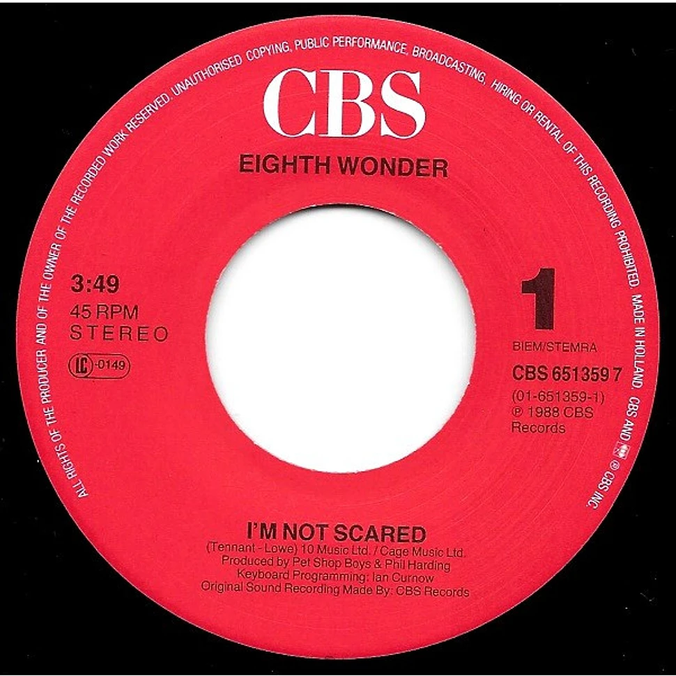 Eighth Wonder - I'm Not Scared