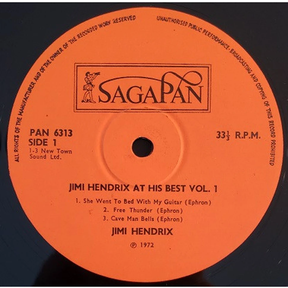 Jimi Hendrix - Jimi Hendrix At His Best (Volume 1)