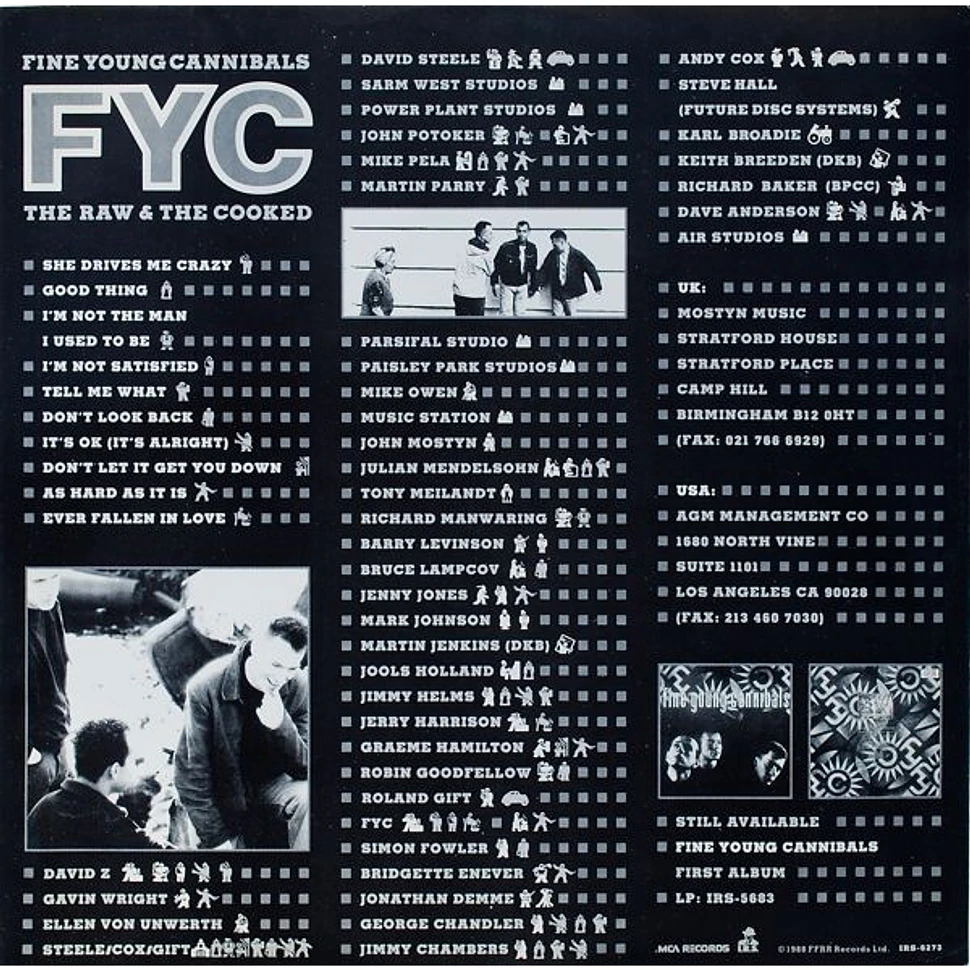 Fine Young Cannibals - The Raw & The Cooked