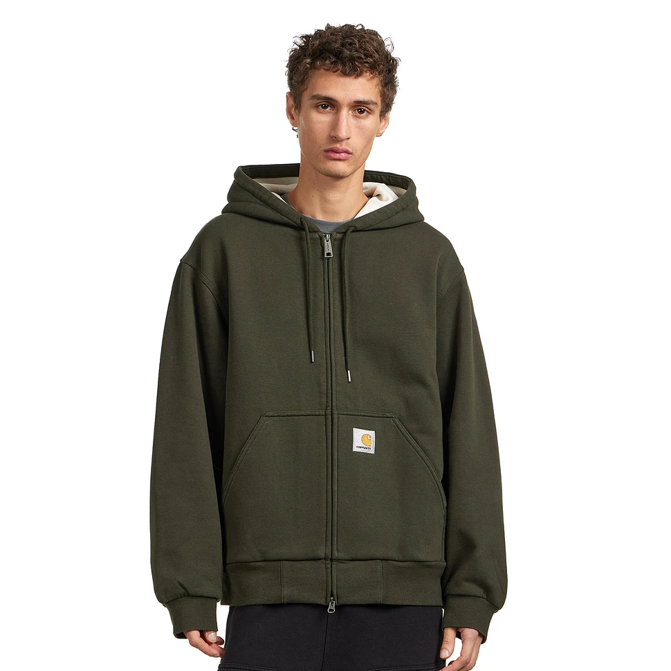 Perry Active Carhartt WIP - Active Sweat Jacket (Olive Stone Washed) | HHV