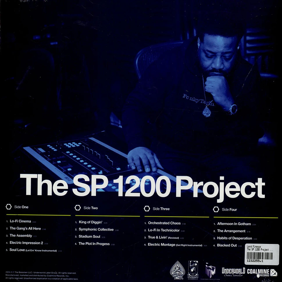 Lord Finesse - The SP 1200 Project Sounds & Frequencies In Technicolor HHV Exclusive Aqua W/ Light Blue Color-In-Color Vinyl Edition